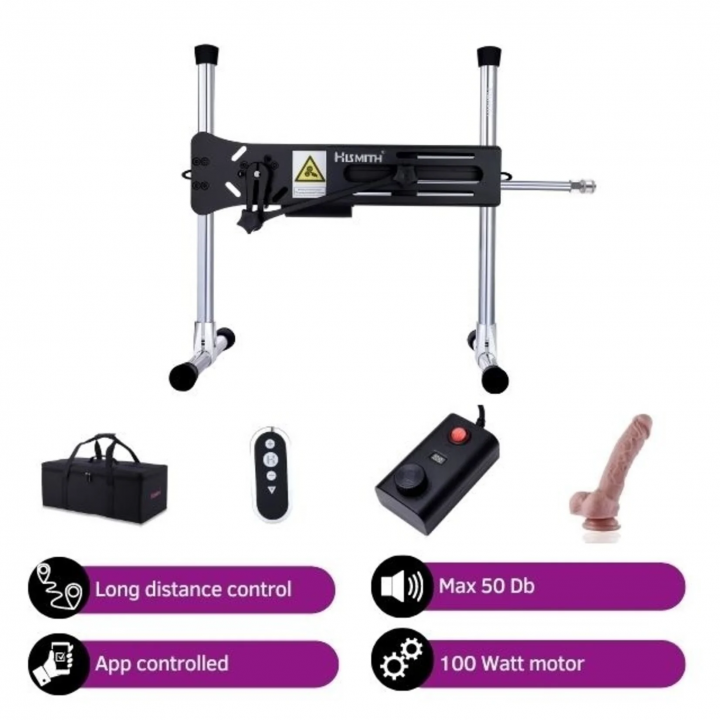 Pro 1 Premium Seksmachine 2.0 Smart App met dildo en afstandsbediening