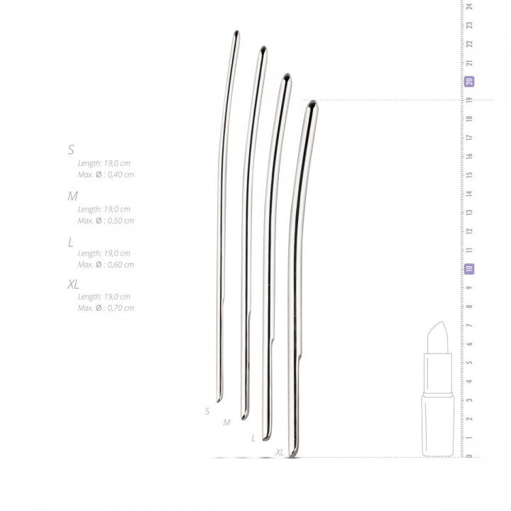 Sinner - Metalen Dilator Set 4-7mm - 4 Stuks