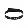 Siliconen Halsband Met 'Slave' Opdruk